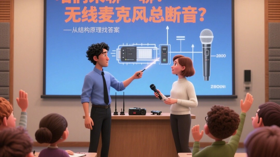 无线话筒总断音？2