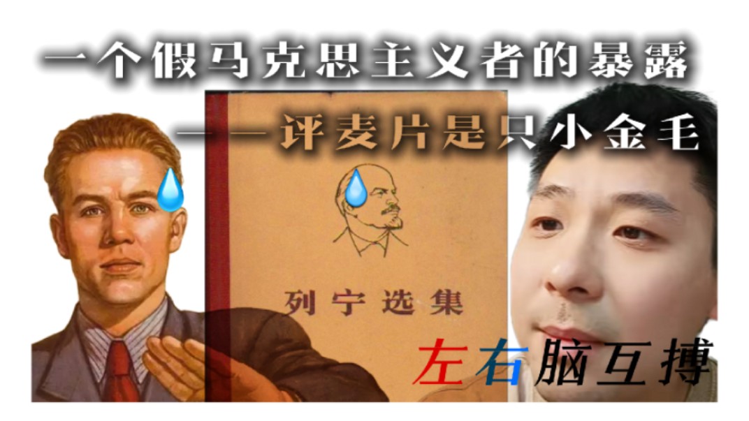 炮打麦片是只小金毛—一个假马克思主义者的暴露【闲谈】