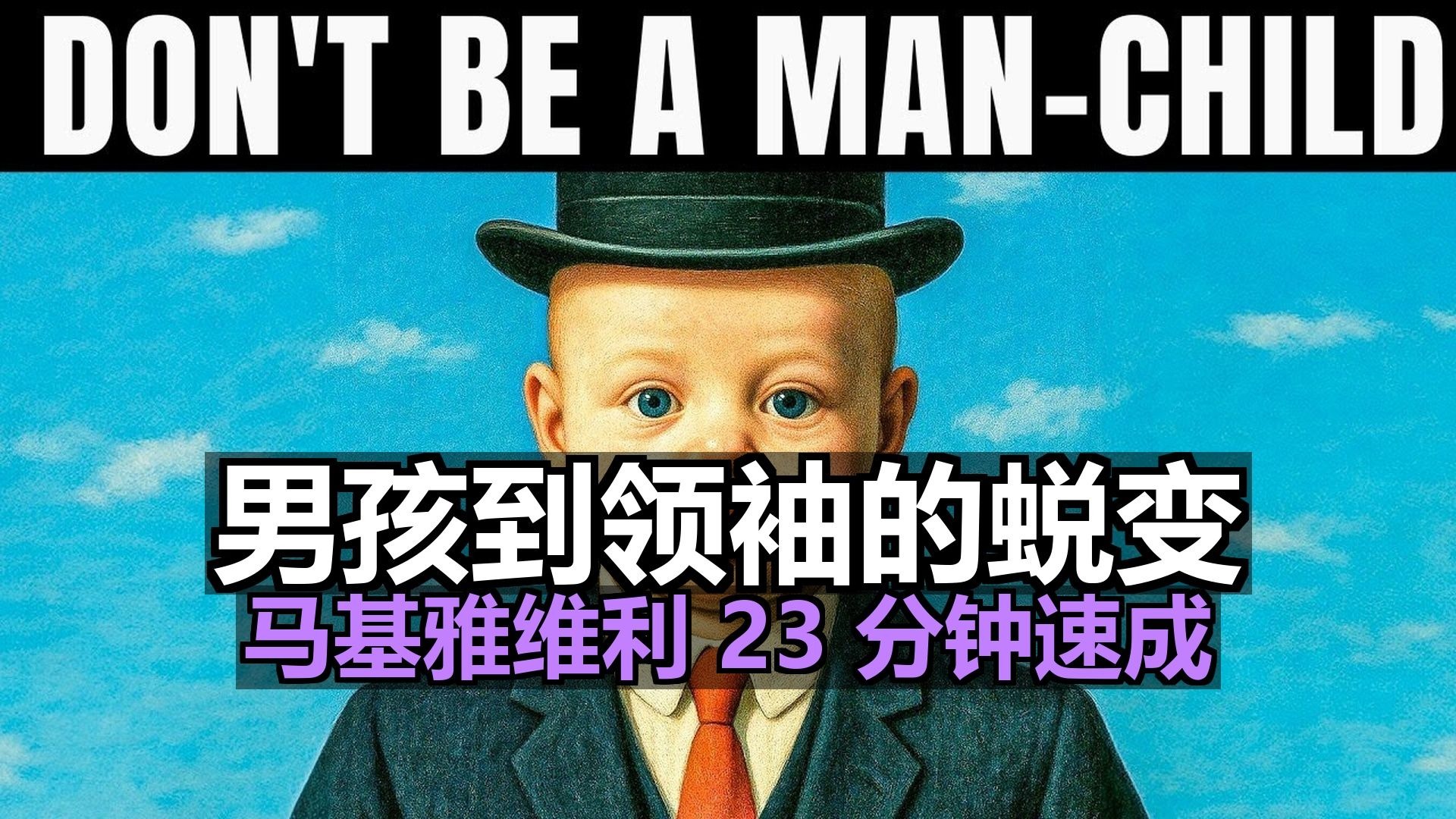 中英+文稿|从男孩到领袖，只需 23 分钟 - 马基雅维利