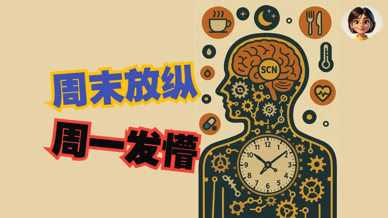 【脑科学解密】熬夜党必看！你的周末狂欢正在"偷走"生物钟｜破解