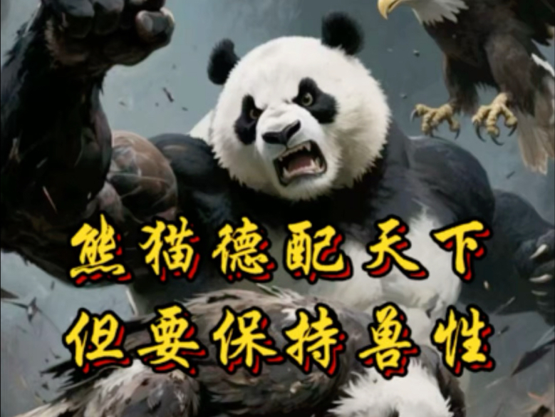 熊猫德配天下，但要保持兽性