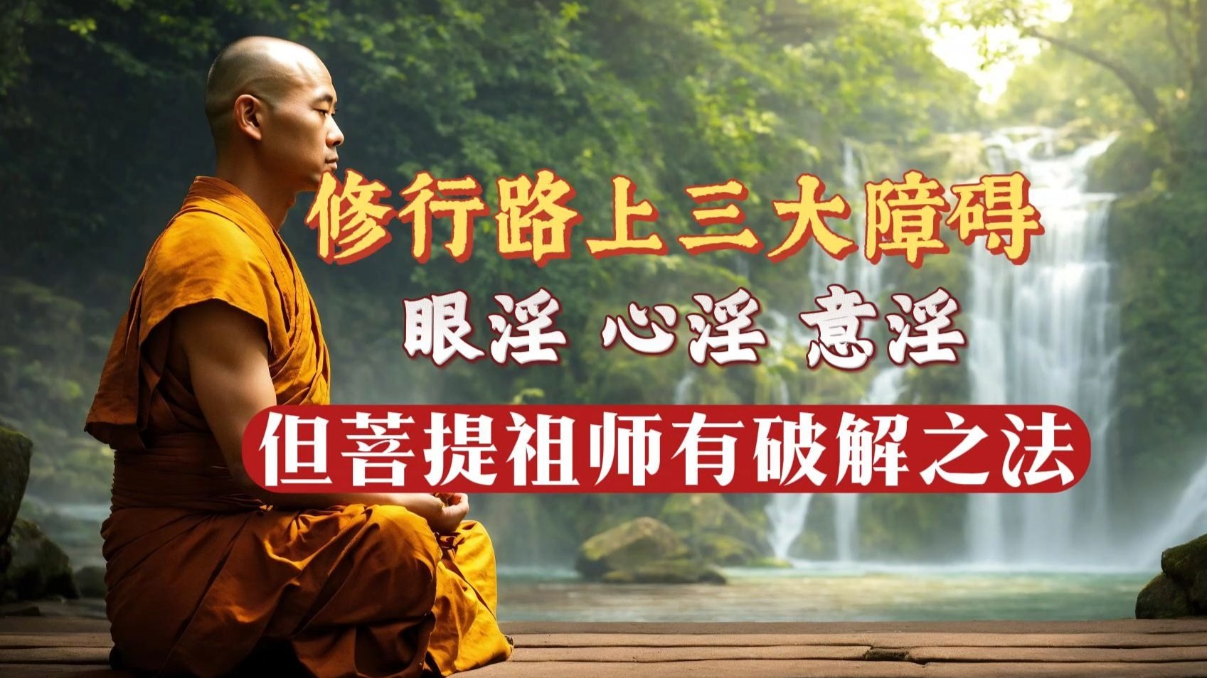 修行路上的三大障碍：眼淫、心淫、意淫，龙树菩萨亲传破解奥秘！