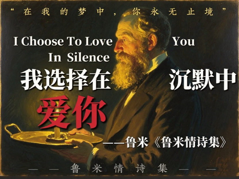 鲁米《鲁米情诗集》｜《我选择在沉默中爱你》“我选择在风中吻