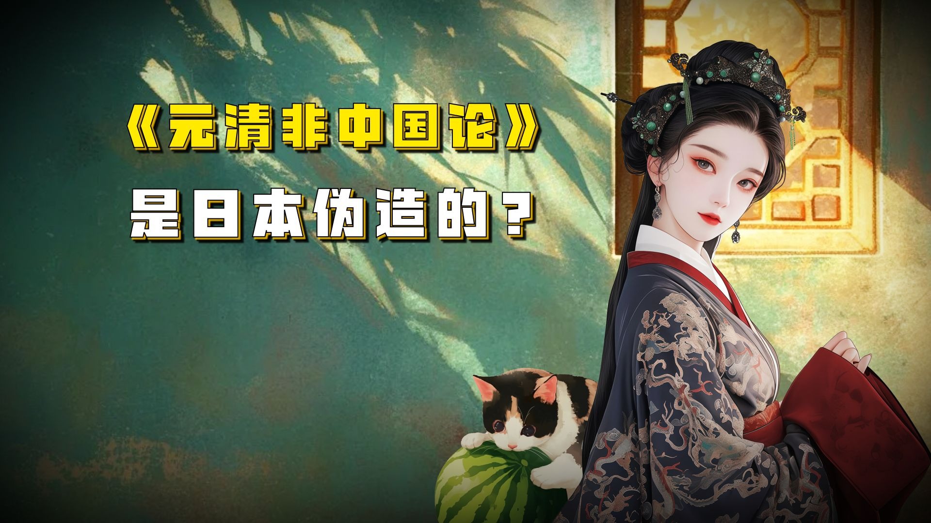 【吃瓜蒙主】04.15 《元清非中国论》是日本伪造的？
