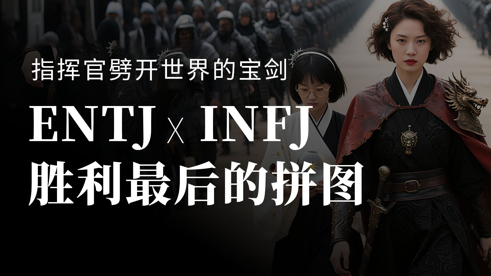 【MBTI磕CP】抽中"行走的天机"INFJ！ENTJ征服世界的最后一块拼