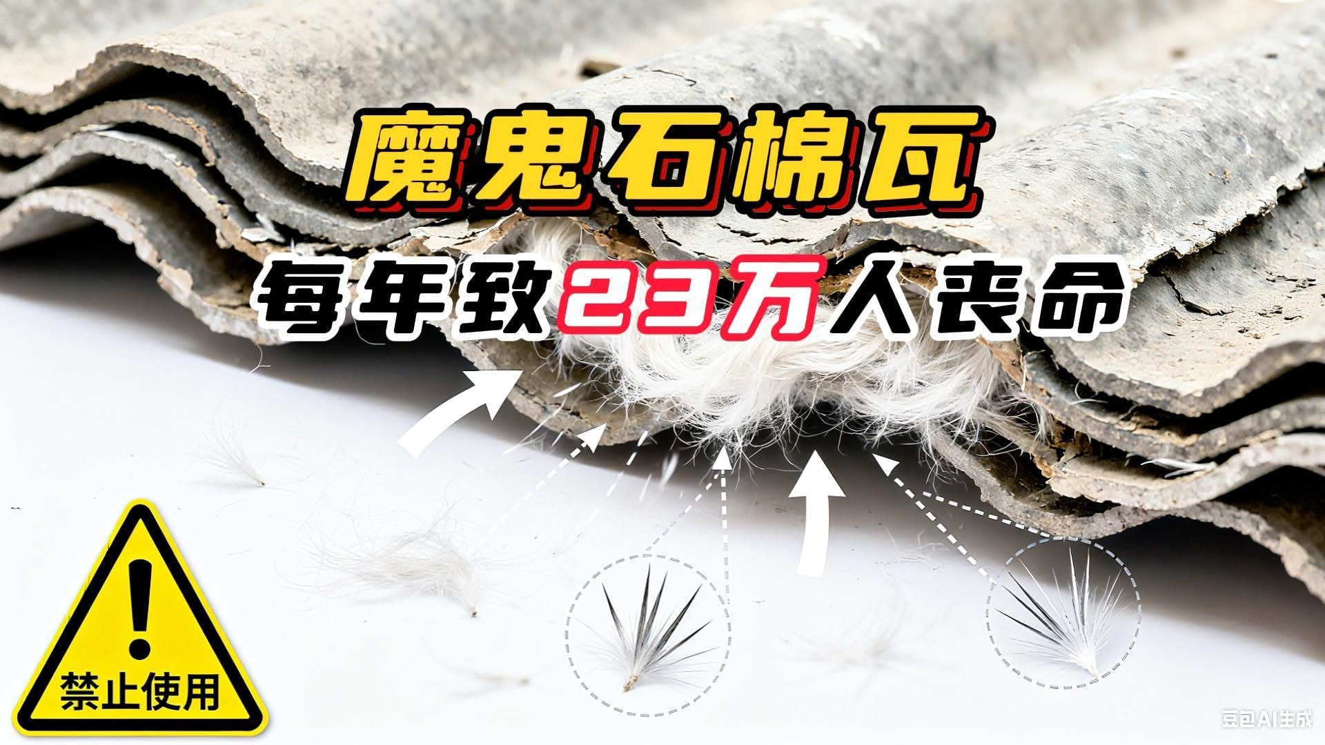 石棉瓦的危害究竟多可怕?它是如何造成每年数十万人丧命的? 石棉瓦的危害究竟多可怕?它是如何造成每年数十万人丧命的?