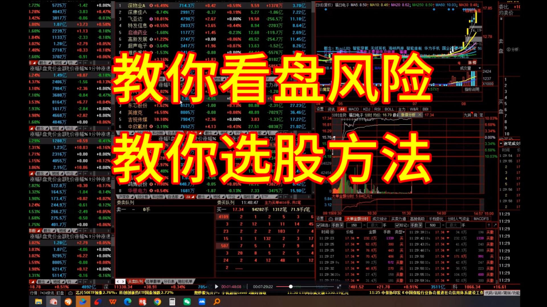 炒股实盘教学之断板反包选股方法分享实盘教学，教你如何选股，教