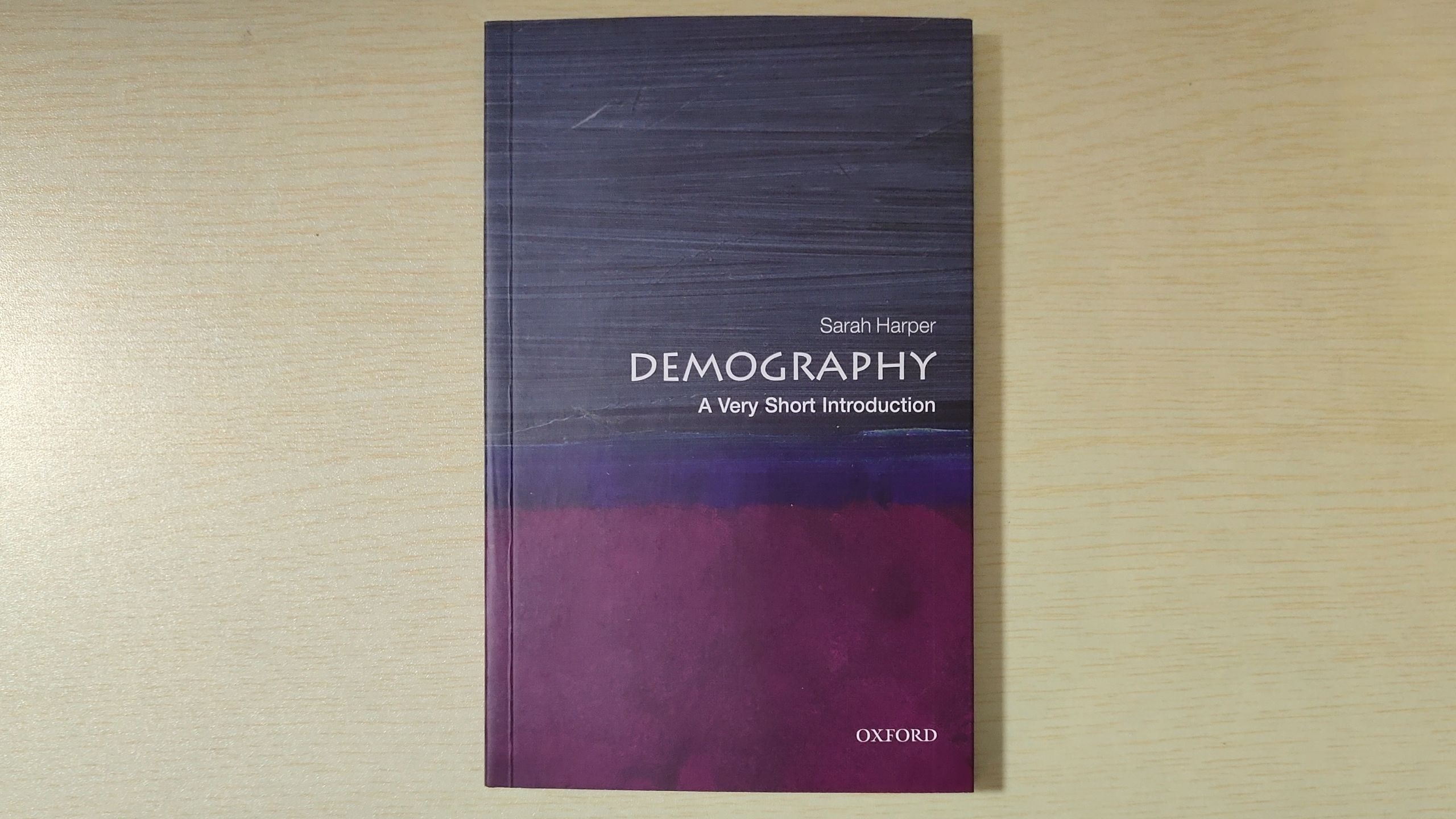 《人口学：牛津通识读本》    Demography: A Very Short Intro