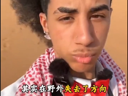 在沙漠野外 靠什么来辨别方向#沙漠 #科普 #涨知识