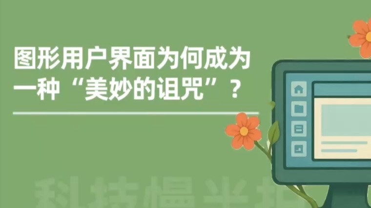 图形用户界面为何成为一种“美妙的诅咒”？