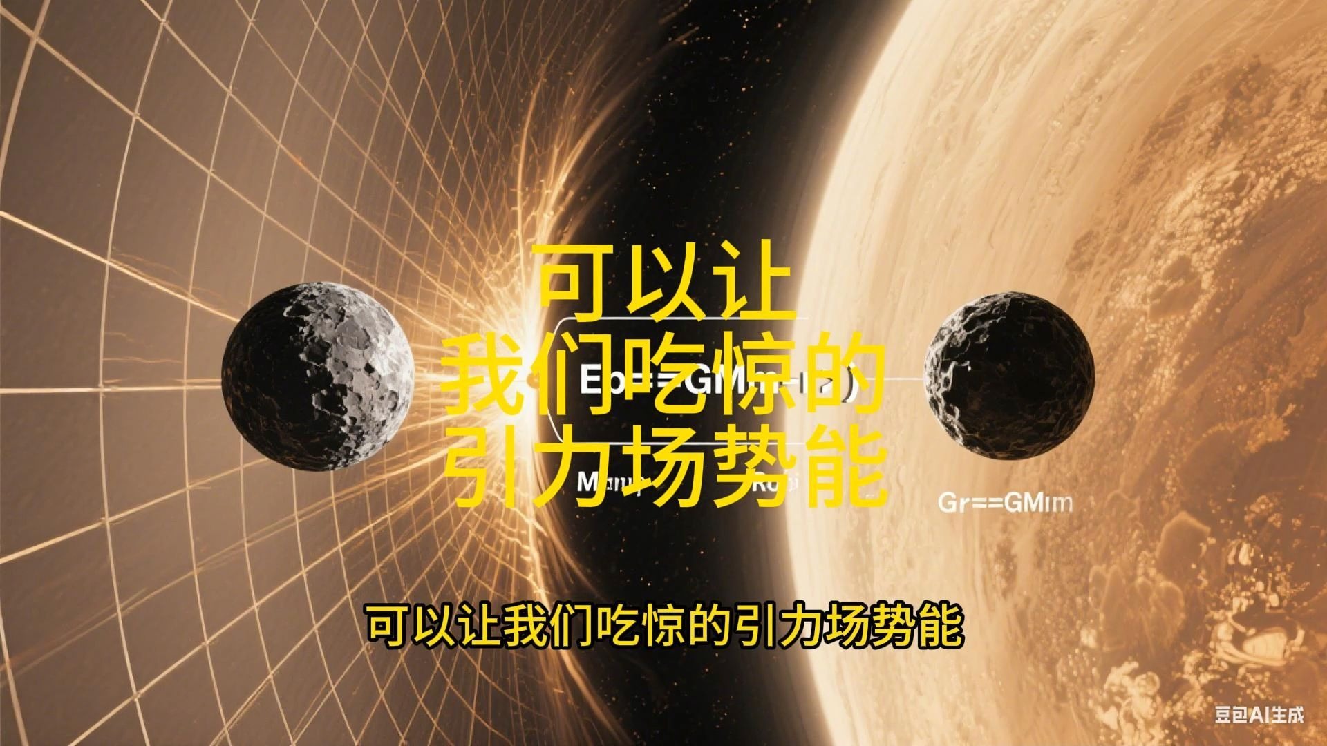 可以让我们吃惊的引力场势能