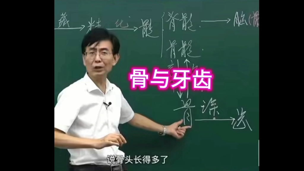 张景明：骨头长多了，就会变成牙齿吗？