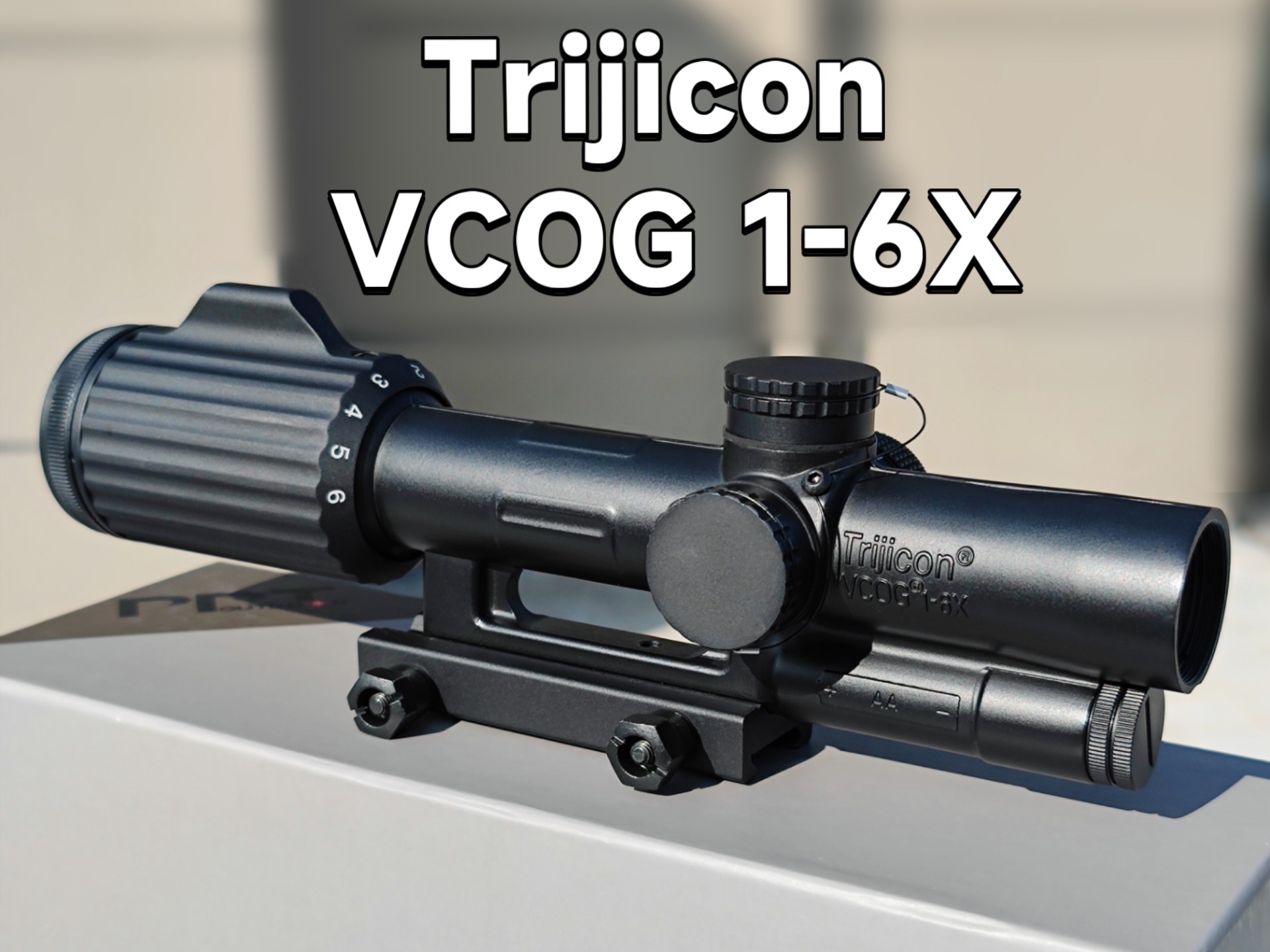 Trijicon VCOG 1-6X 真一倍前置速瞄，海军陆战队坚固且强悍的V
