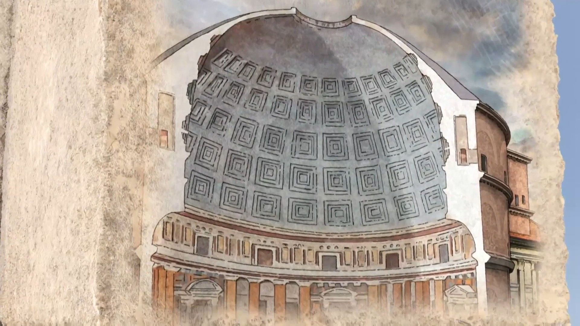 万神殿的非凡穹顶冠绝古今，罗马建筑奇迹让后世人叹为观止！