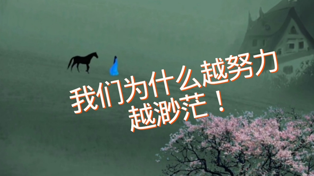 为什么我们越努力，越迷茫