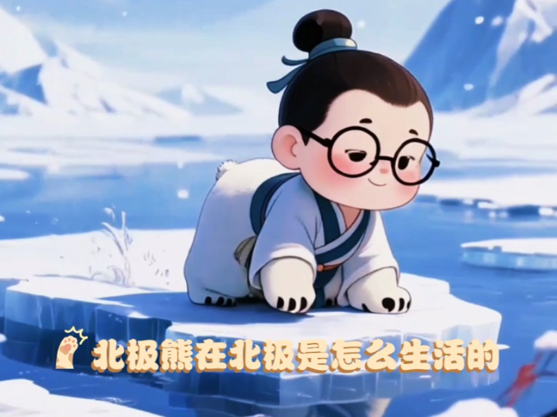 北极熊是北极地区的顶级掠食者，其生活习性高度适应极地寒冷环