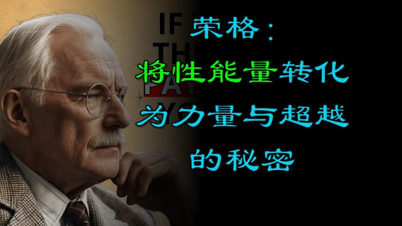 卡尔·荣格将性能量转化为力量与超越的秘密