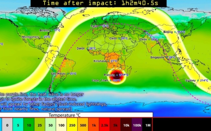 【地理3D模拟】三小时世界陷入火海------当二十亿年前的大陨