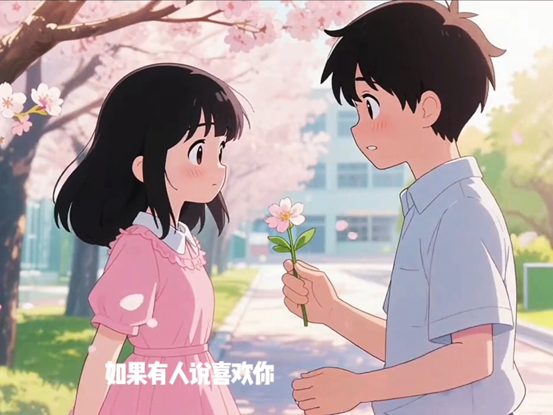 如果有人说喜欢你 你的第一反应是什么#治愈 #情感共鸣