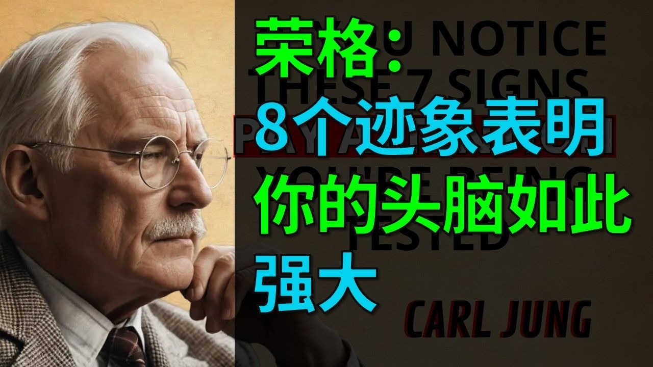 8个迹象表明你的头脑如此强大，这让自恋者感到恐惧 卡尔·荣格