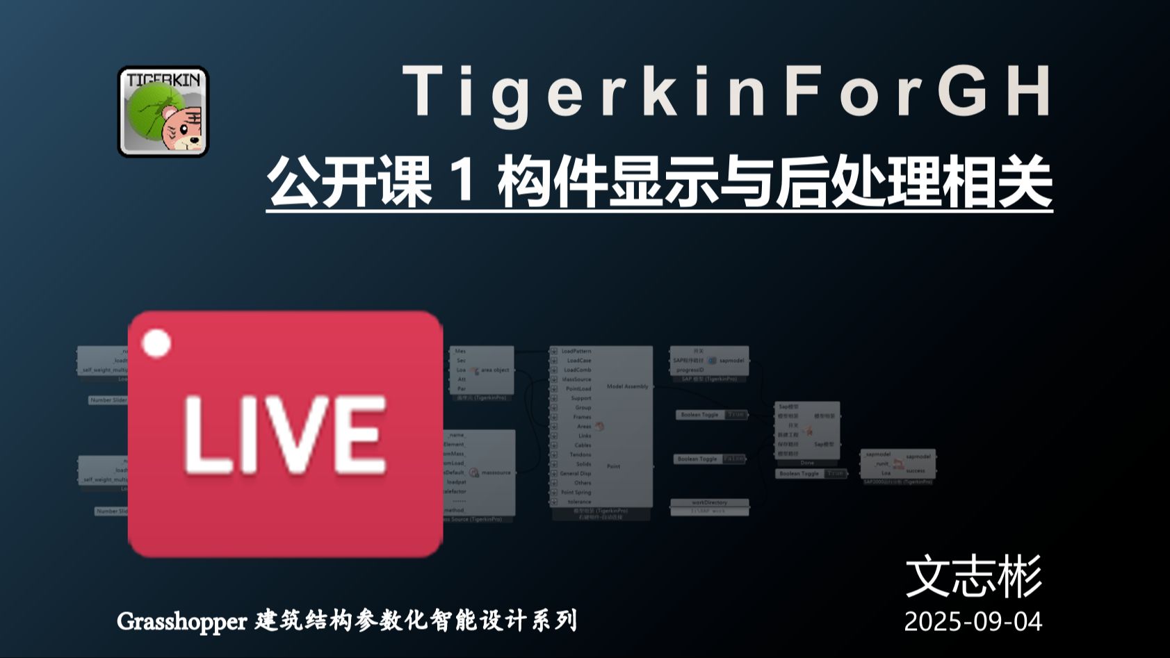 TigerkinForGH 从入门到精通（十）构件显示与后处理相关