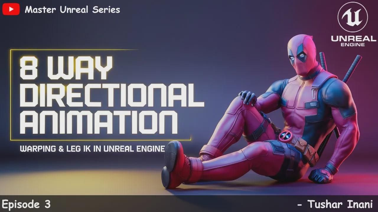 03如何让你的角色向八个方向移动_UE5