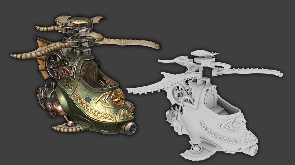 【Maya建模】适合新手学习“旋翼机飞机”的建模教程，零基础布