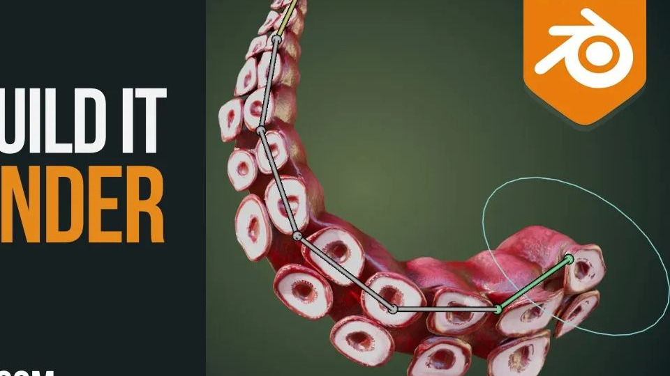 如何在Blender中绑定触手？