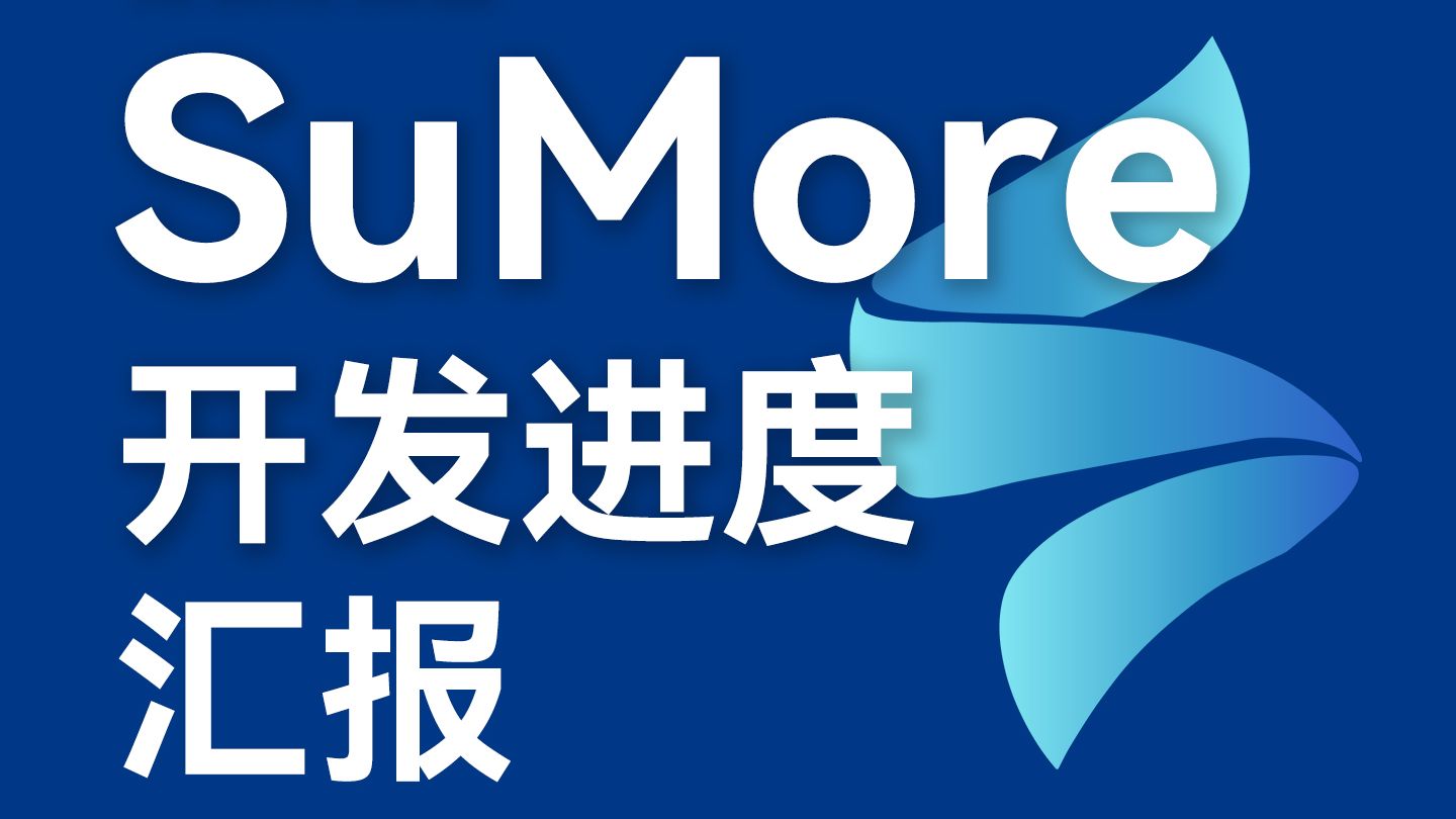 SuMore开发进度汇报