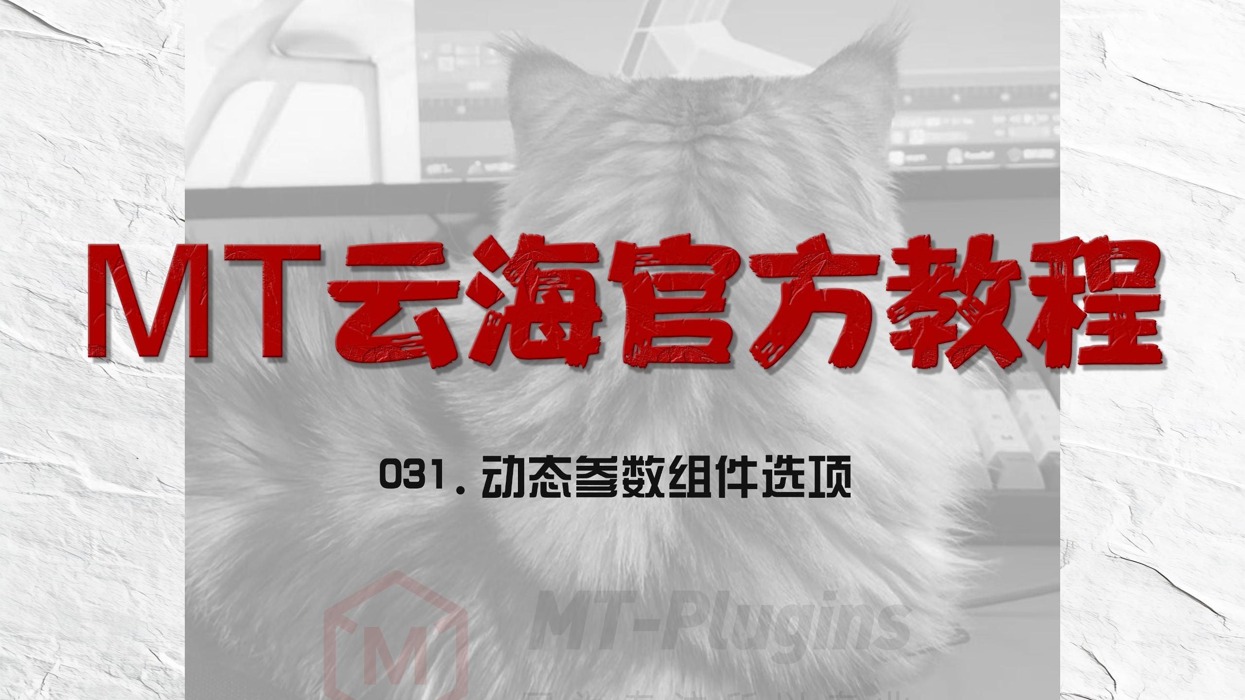 031.动态参数组件选项