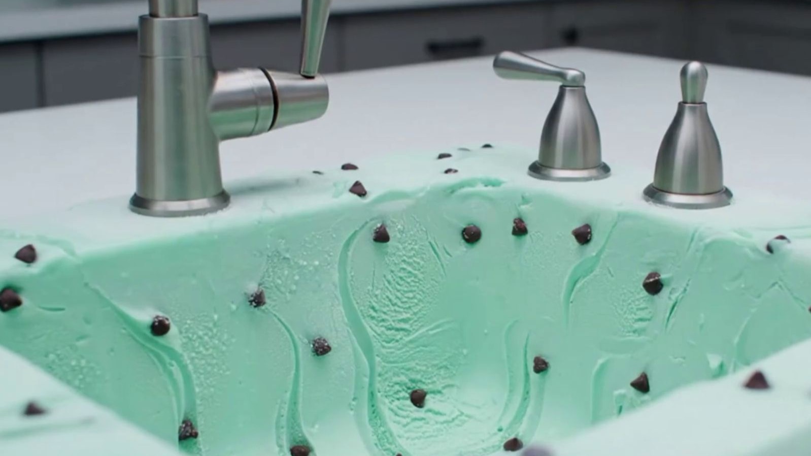 AI视频 新装修的洗手池, 体验不同的风格 |asmr助眠