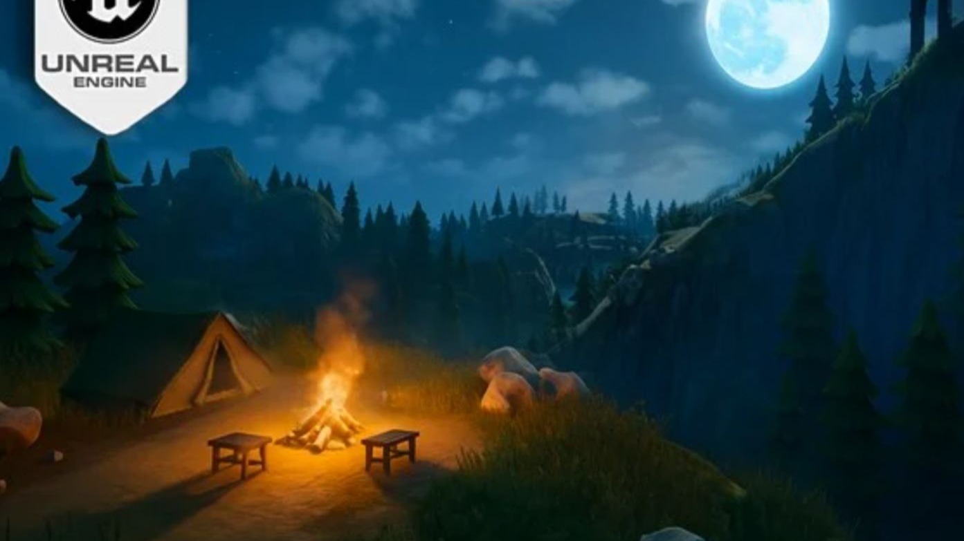 「中英字幕」Udemy - UE5风格化夜间环境