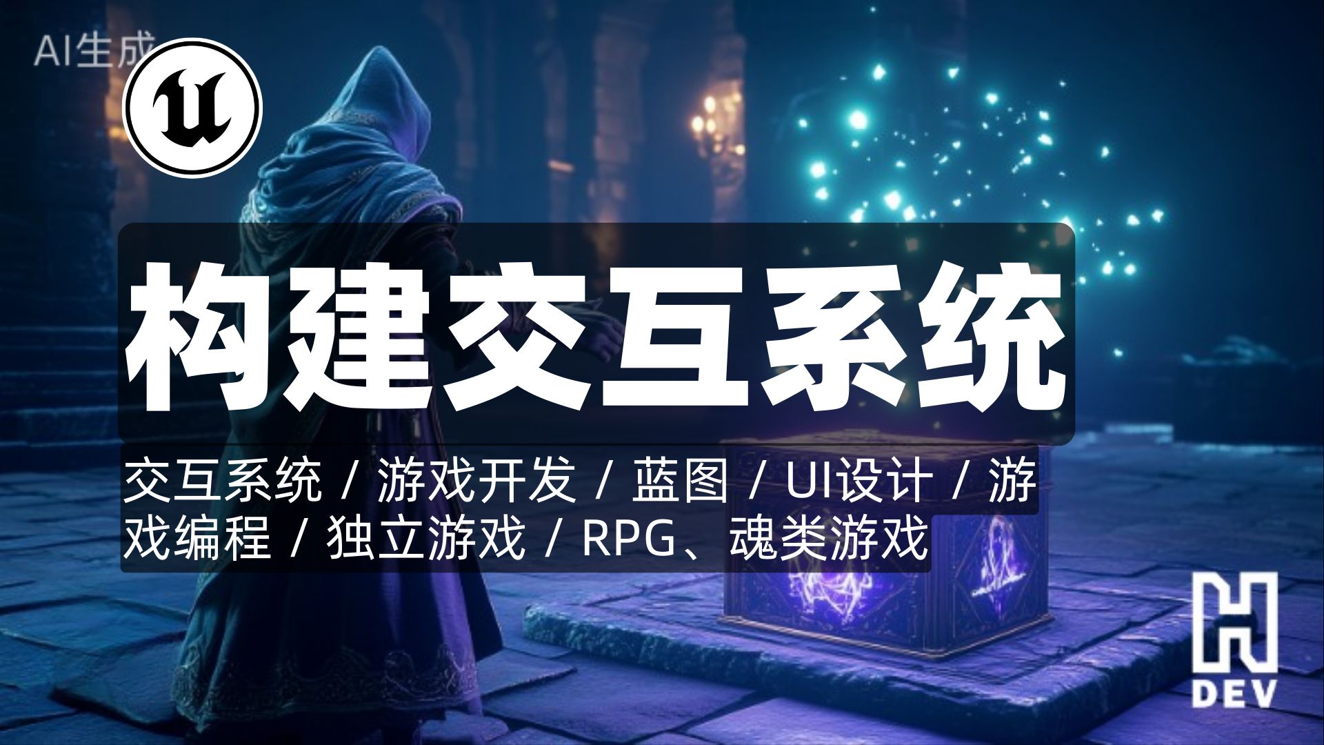 UE5教程｜虚幻引擎5：构建交互系统（RPG、魂类游戏）｜交互系统 / 游戏