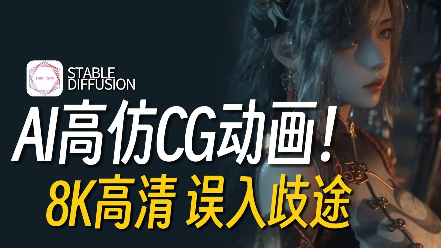 AI高仿-小姨妈CG动画！8K高清，吊打动画师！