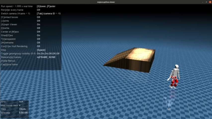 人形机器人共26dof模仿学习AMP，sim to sim，还是有点问题。。。
