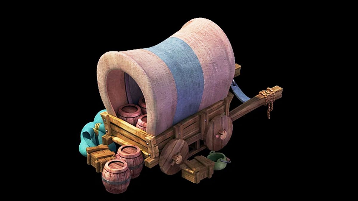 【3Dmax建模】次世代载具“马车箱”模型制作，适合新手学的场