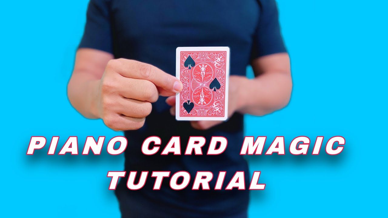 钢琴纸牌 - 道具制作教程