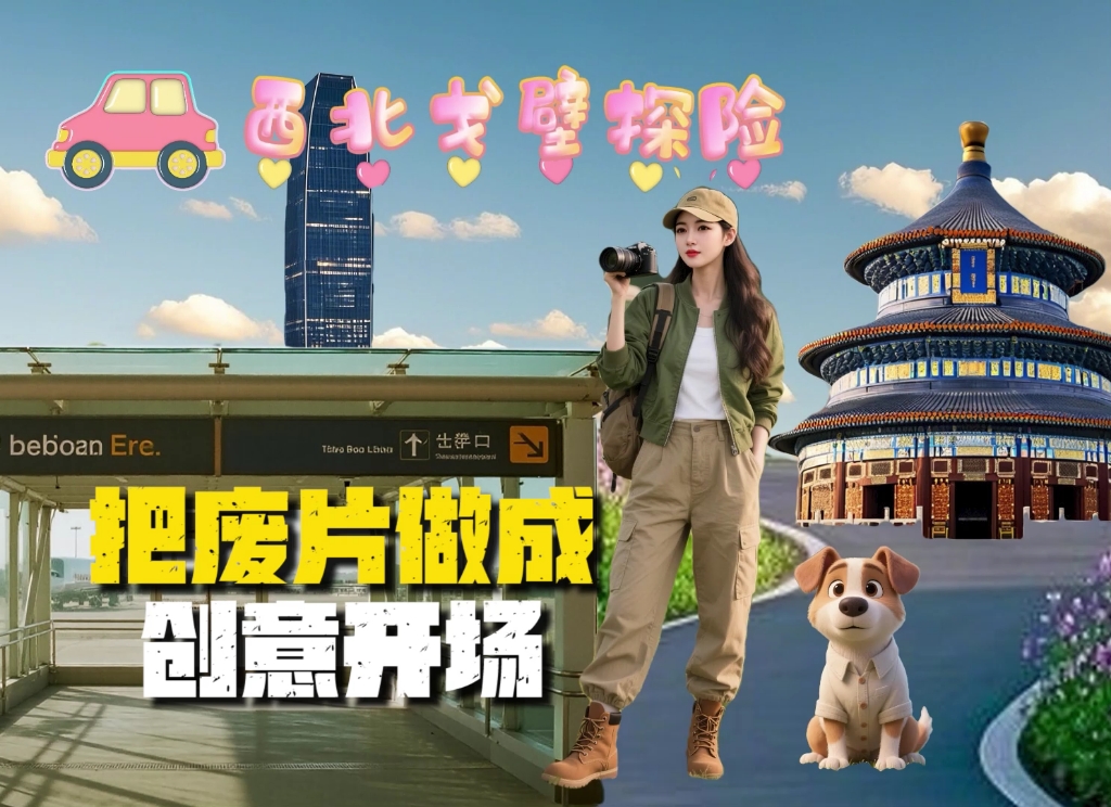 把废片做成创意镜头开场视频