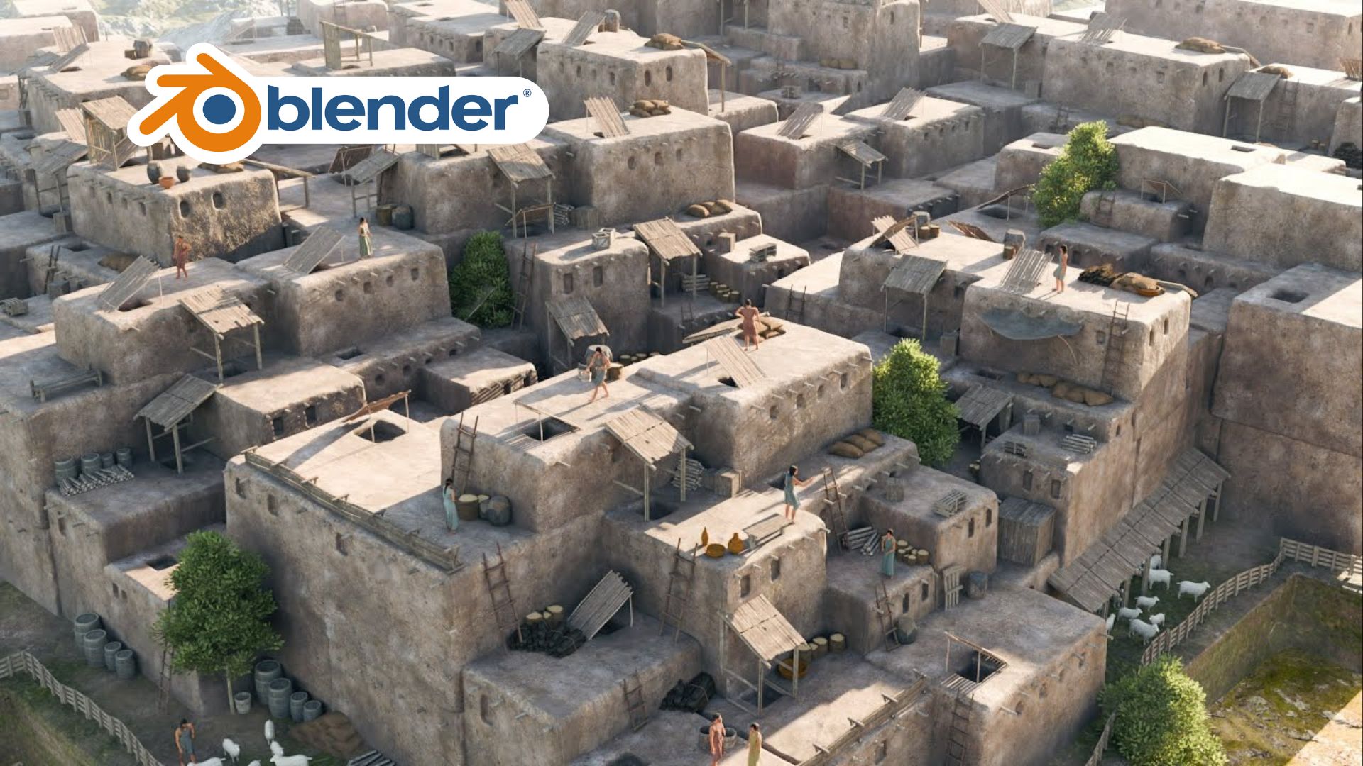Blender教程｜如何在Blender中创建一座古城（送资产包）
