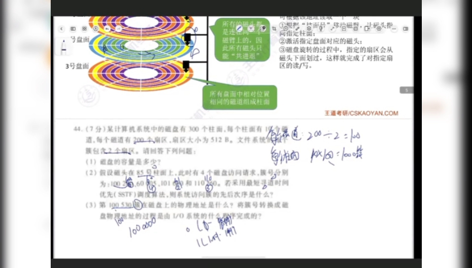 计算机考研408-操作系统-磁盘簇号如何转成物理地址