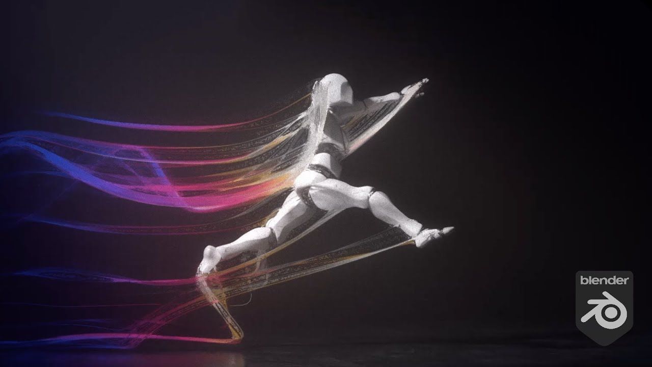 Blender模拟节点：制作很酷的运动轨迹拖尾！