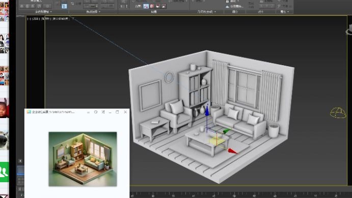 【3Dmax教程】42分钟就可以学会的“迷你场景”案例制作。3DM