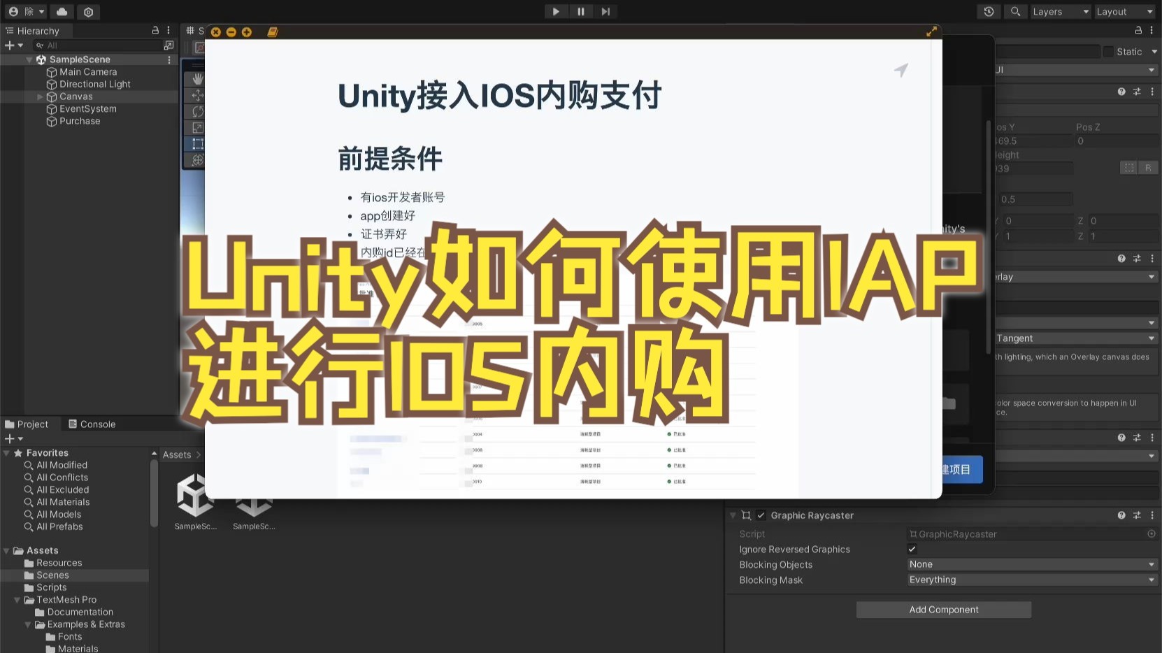 Unity使用In App Purchase插件进行ios应用内购