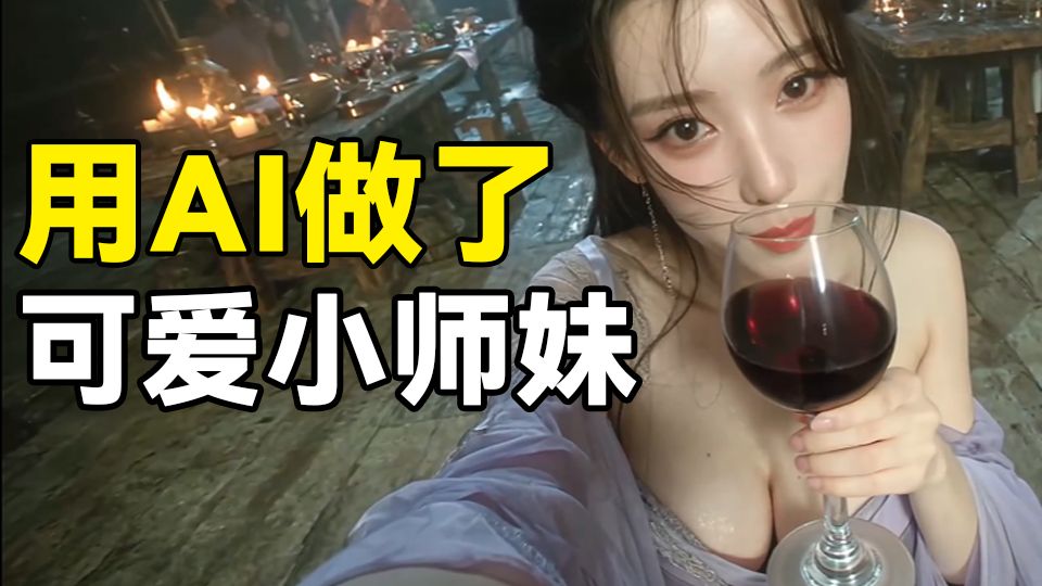 【AI视频】我用AI做了宗门小师妹的日常，沉浸体验！手把手教学，带