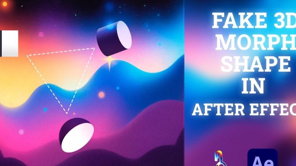 AE教程/假3D形状与变形功能结合立方体