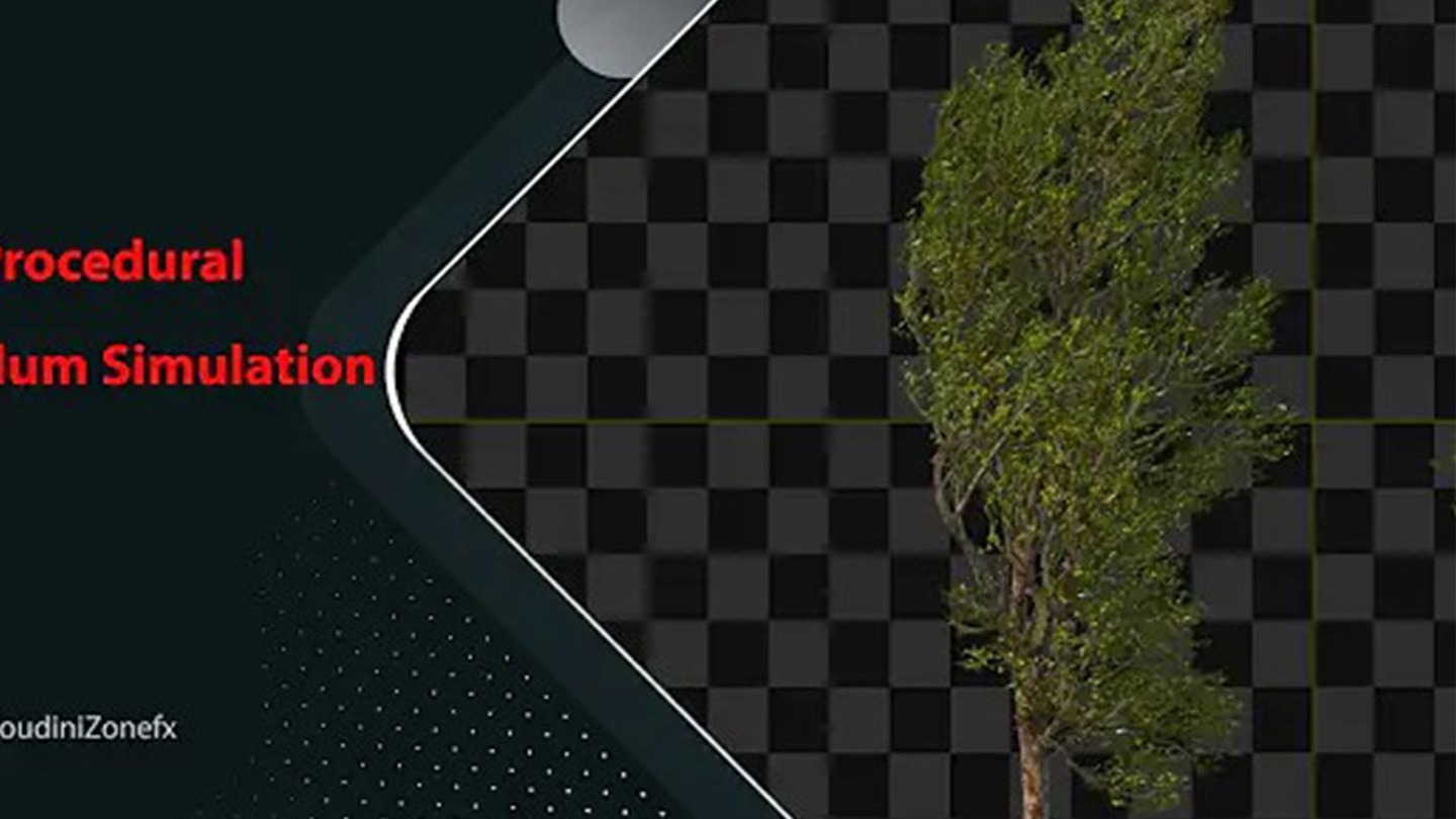 【houdini教程(中英双语)】大树绑定和仿真模拟