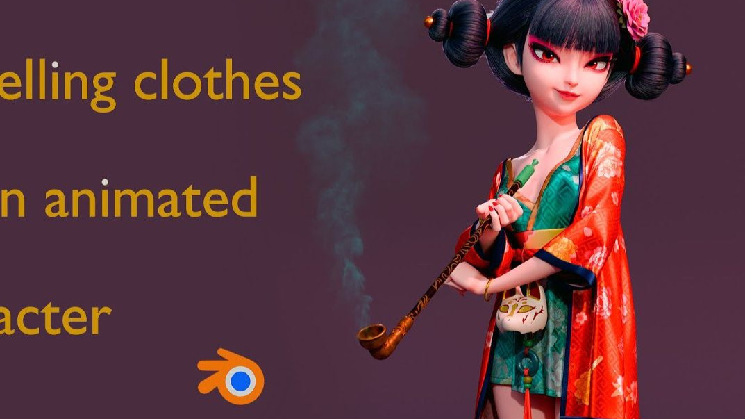 如何在Blender中为角色制作衣服