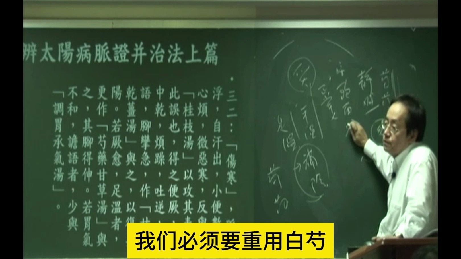 倪海厦《伤寒论》张仲景字幕版第32条辨8-3甘草干姜汤 芍药甘