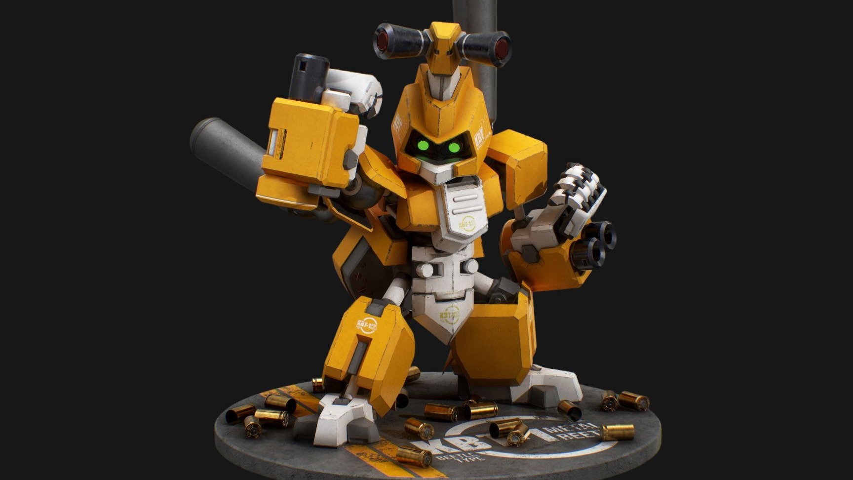 【Maya角色建模】2小时教会你完成建模作业，战甲机器人模型制