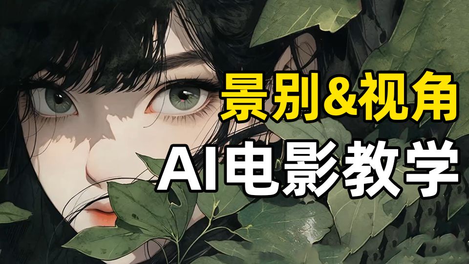 【AI电影】学会AI调控景别与视角，下一个大神就是你！全程干货无